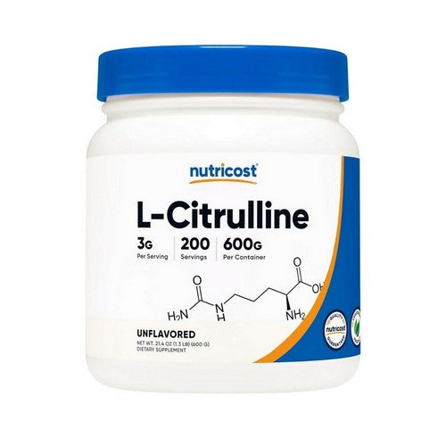 L-Citrulline Unflavoured 600 Grams by Nutricost