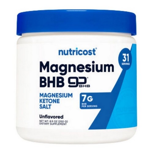 Ketone BHB Magnesium Powder 250 Grams by Nutricost