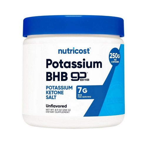 Potassium Bhb Gobhb Unflavoured 250 Grams by Nutricost