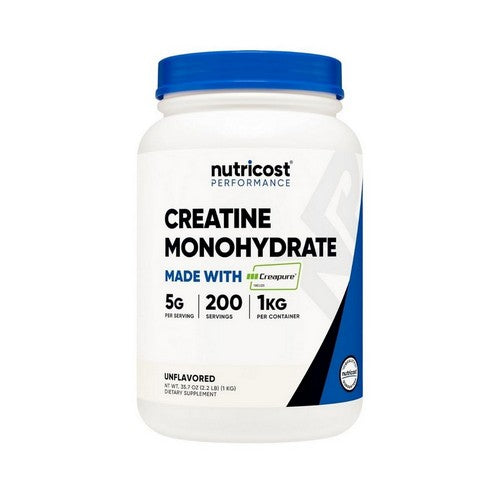 Performance Creatine Monohydrate Unflavoured 1 Kg by Nutricost