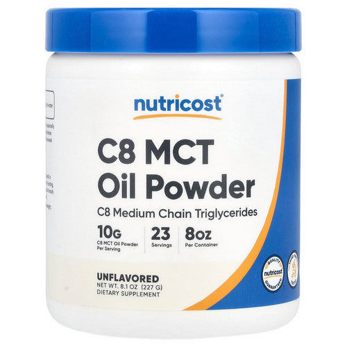 C8 MCT Oil Powder .5 Lb by Nutricost