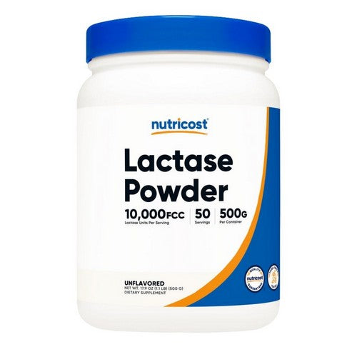Lactase Powder Unflavoured 500 Grams by Nutricost