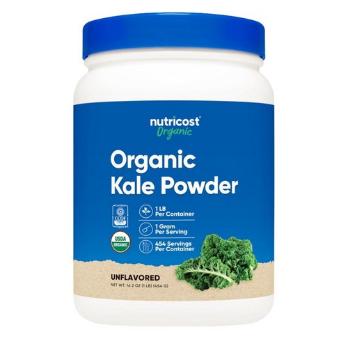 Organic Kale Powder 1 Lb by Nutricost