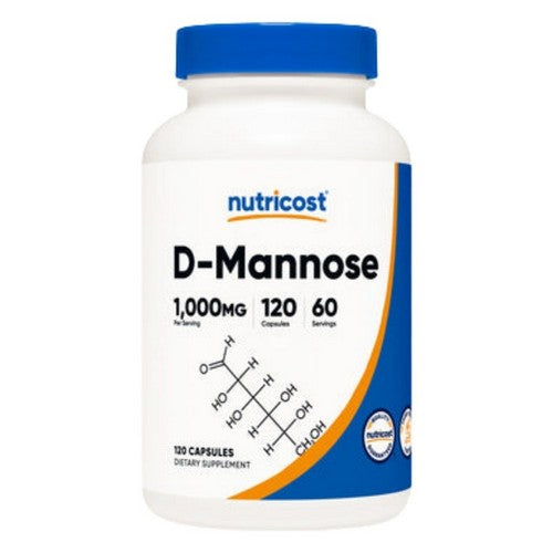 D-Mannose Capsules 120 Count by Nutricost