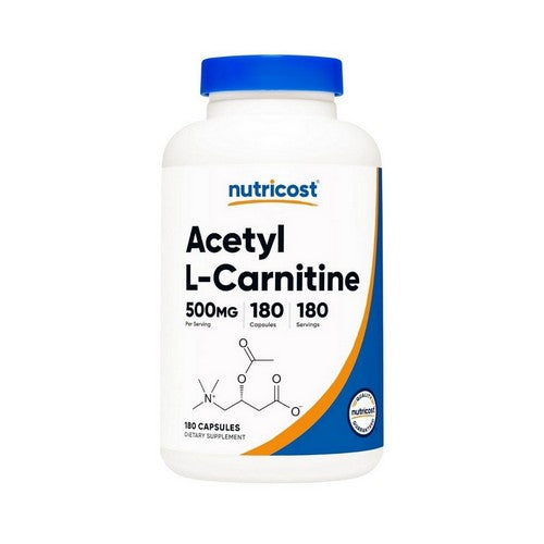 Acetyl L-Carnitine Capsules 180 Count by Nutricost