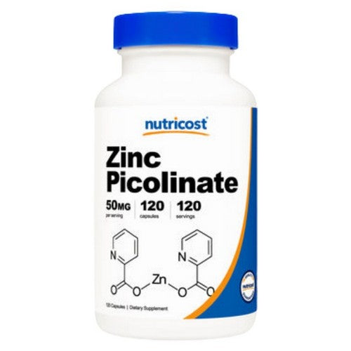 Zinc Picolinate Capsules 120 Count by Nutricost