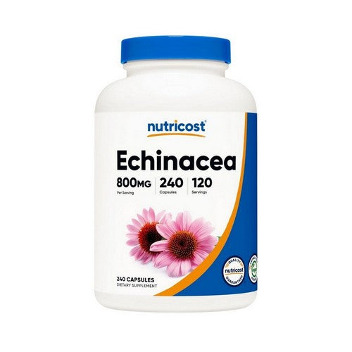 Echinacea Capsules 240 Count by Nutricost