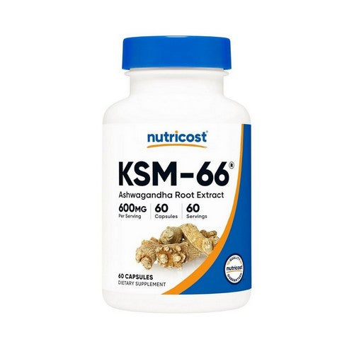 Ksm-66 Ashwagandha Root Extract 60 Count by Nutricost