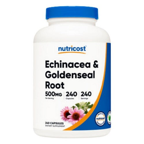 Echinacea And Goldenseal Root 240 Caps by Nutricost