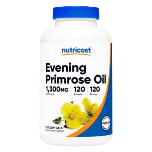 Evening Primrose Oil Softgels 120 Count by Nutricost