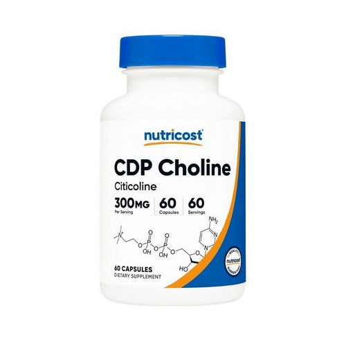 Cdp Choline Citicoline 60 Count by Nutricost