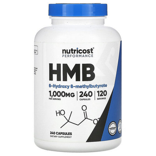 HMB Capsules 240 Count by Nutricost