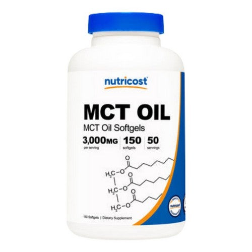 MCT Oil Softgels 150 Count by Nutricost