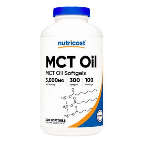 MCT Oil Softgels 300 Count by Nutricost