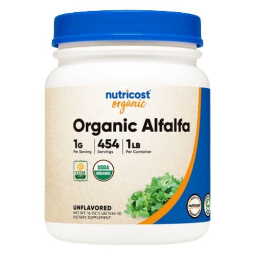 Organic Alfalfa Powder 1 Lb by Nutricost