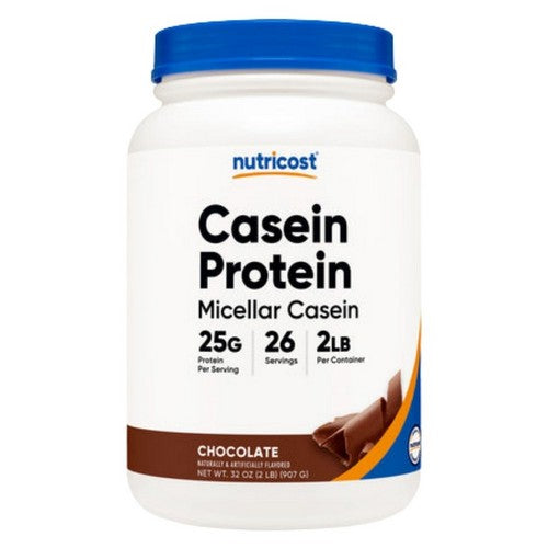 Casein Protein Powder Chocolate 2 Lbs by Nutricost