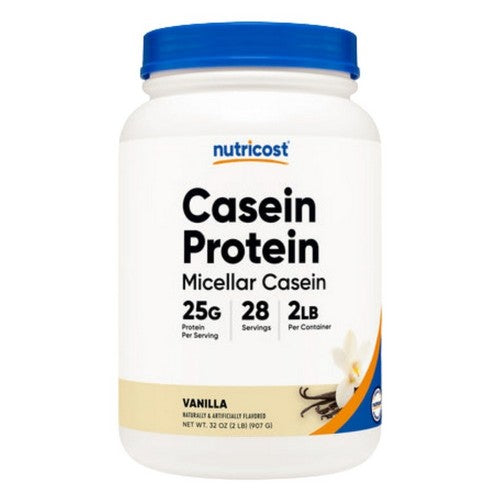 Casein Protein Powder Vanilla 2 Lbs by Nutricost