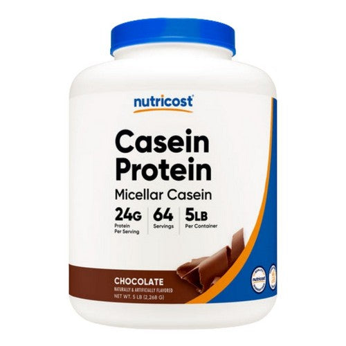 Casein Protein Powder Chocolate 5 Lbs by Nutricost