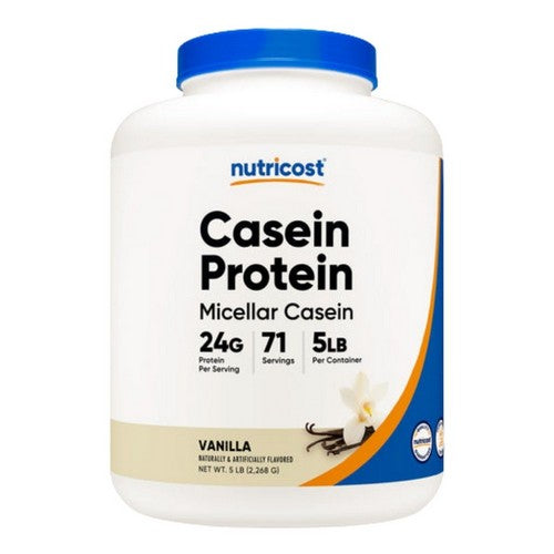 Casein Protein Powder Vanilla 5 Lbs by Nutricost