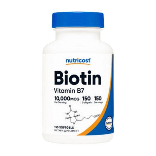 Biotin Softgels 150 Count by Nutricost