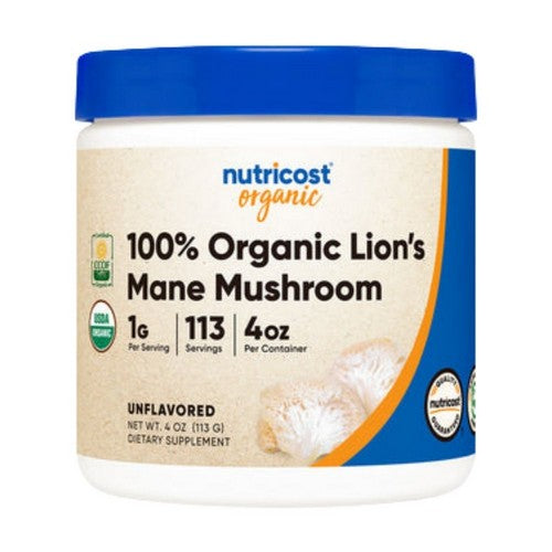 Lion's Mane Powder Organic 4 Oz by Nutricost