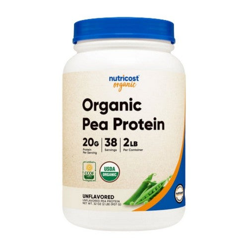 Organic Pea Protein Isolate Powder 2 Lbs by Nutricost