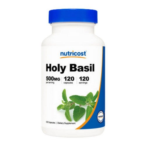 Holy Basil Capsules 120 Count by Nutricost
