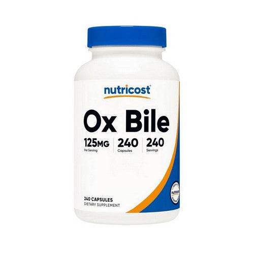 Ox Bile Capsules 240 Count by Nutricost
