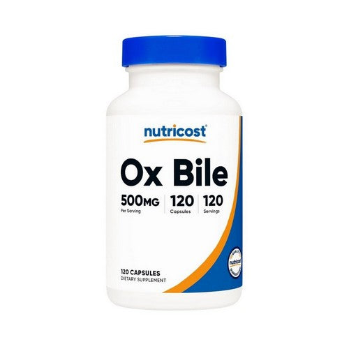 Ox Bile Capsules 120 Count by Nutricost