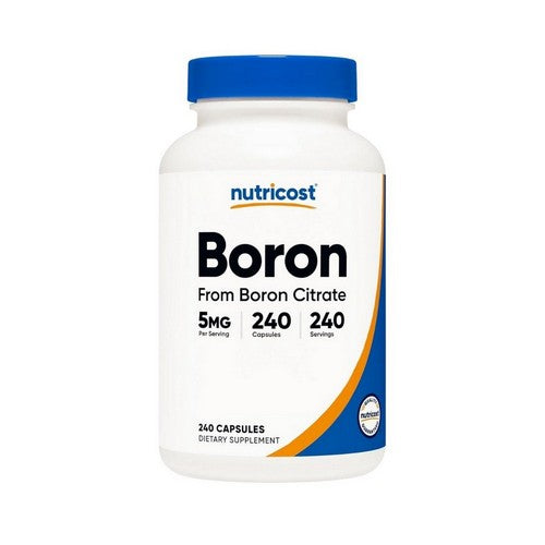 Boron Capsules 240 Count by Nutricost