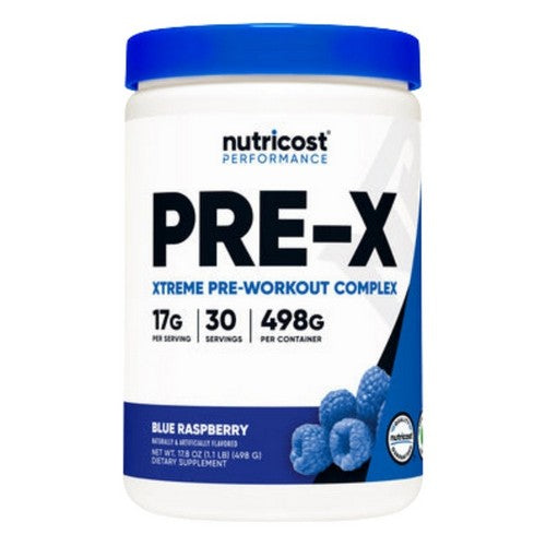 Pre-X Blue Raspberry 30 Serving by Nutricost