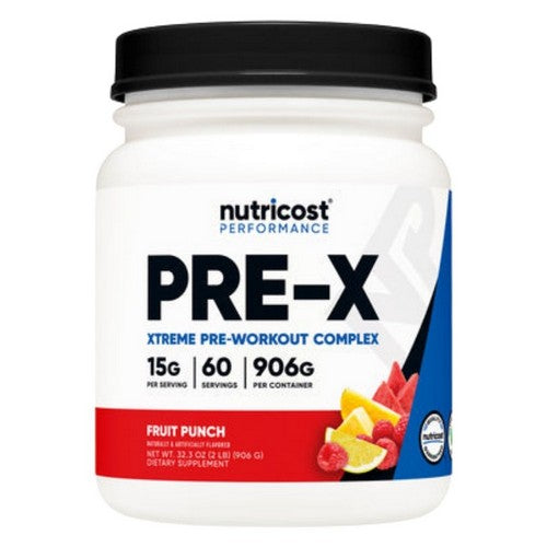 Pre-X Complex Fruit Punch 60 Servings by Nutricost