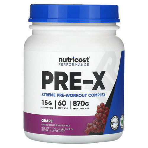 Pre-X Complex Grape 60 Servings by Nutricost