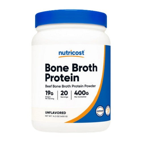 Beef Bone Broth Protein Unflavored 20 Servings by Nutricost