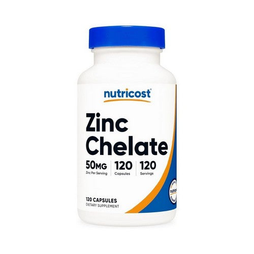 Zinc Chelate 120 Caps by Nutricost