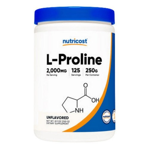 L-Proline Powder 250 Grams by Nutricost
