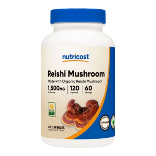 Reishi Capsules MWO 120 Count by Nutricost