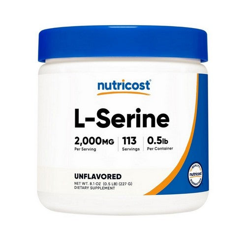 L-Serine Powder Unflavoured 8 Oz by Nutricost