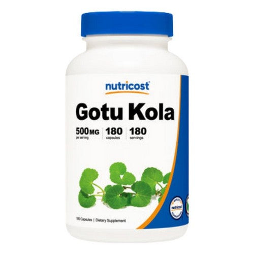 Gotu Kola Capsules 180 Count by Nutricost
