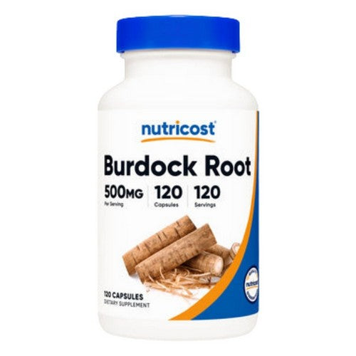 Burdock Root Capsules 120 Count by Nutricost