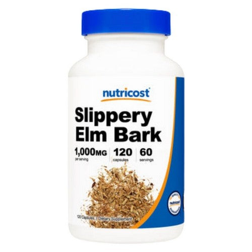 Slippery Elm Capsules 120 Count by Nutricost