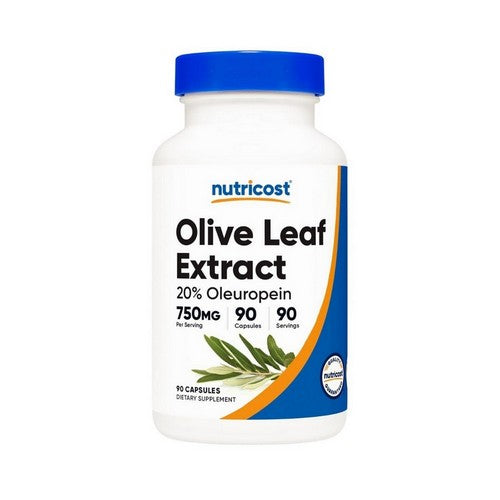 Olive Leaf Extract 90 Caps by Nutricost