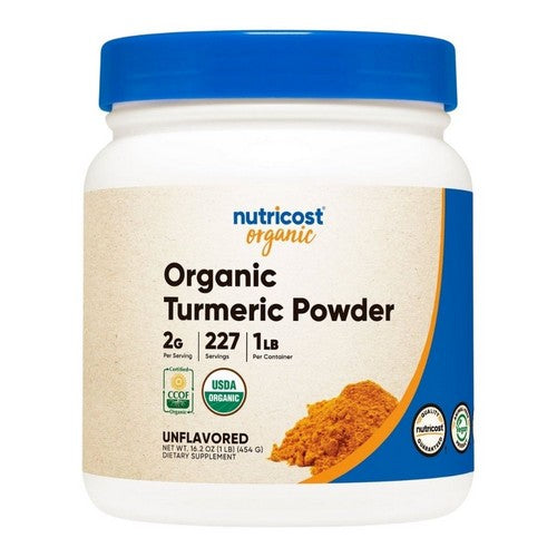 Organic Turmeric Powder 1 Lb by Nutricost