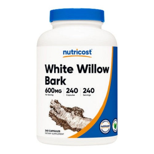 White Willow Bark Capsules 240 Count by Nutricost
