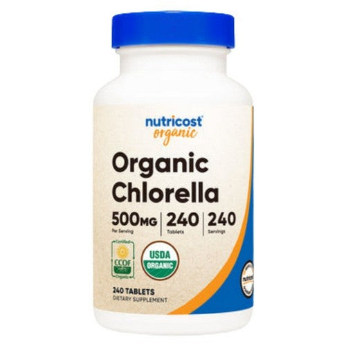 Chlorella Tablets Organic 240 Count by Nutricost