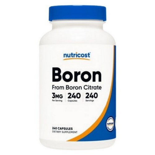 Boron Capsules 240 Count by Nutricost