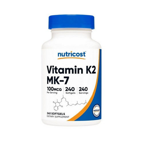 Vitamin K2 Mk-7 240 Softgels by Nutricost