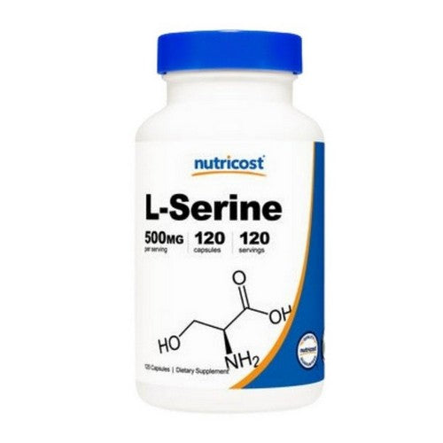L-Serine Capsules 120 Count by Nutricost