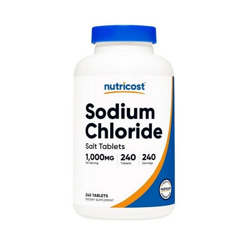 Sodium Chloride 240 Tabs by Nutricost