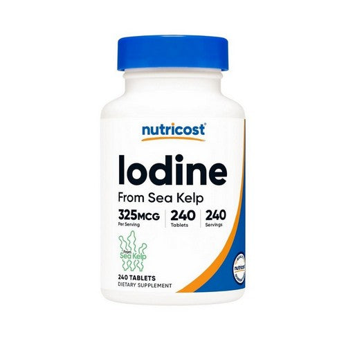 Iodine Tablets 240 Count by Nutricost
